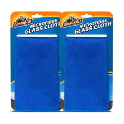 Armor All Microfibre Glass Cloth - Gentle, Non Scratch And Lint Free (40cm x 40cm, Pack of 2)